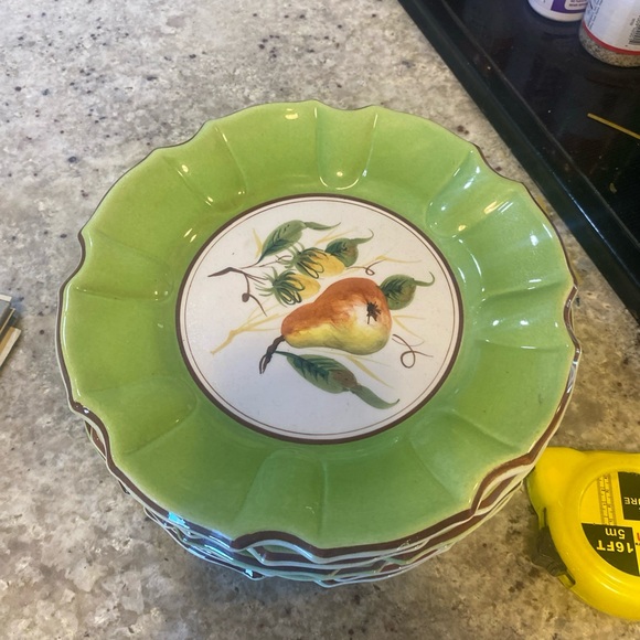 Vintage Hand Painted Fruit Salad Snack Plates Italy Tuscan Summertime Elegant (6 - Picture 12 of 12